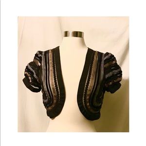 Puff sleeved Bolero Shrug, Translucent & Perfect S
